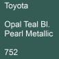 Preview: Toyota, Opal Teal Bl. Pearl Metallic, 752.